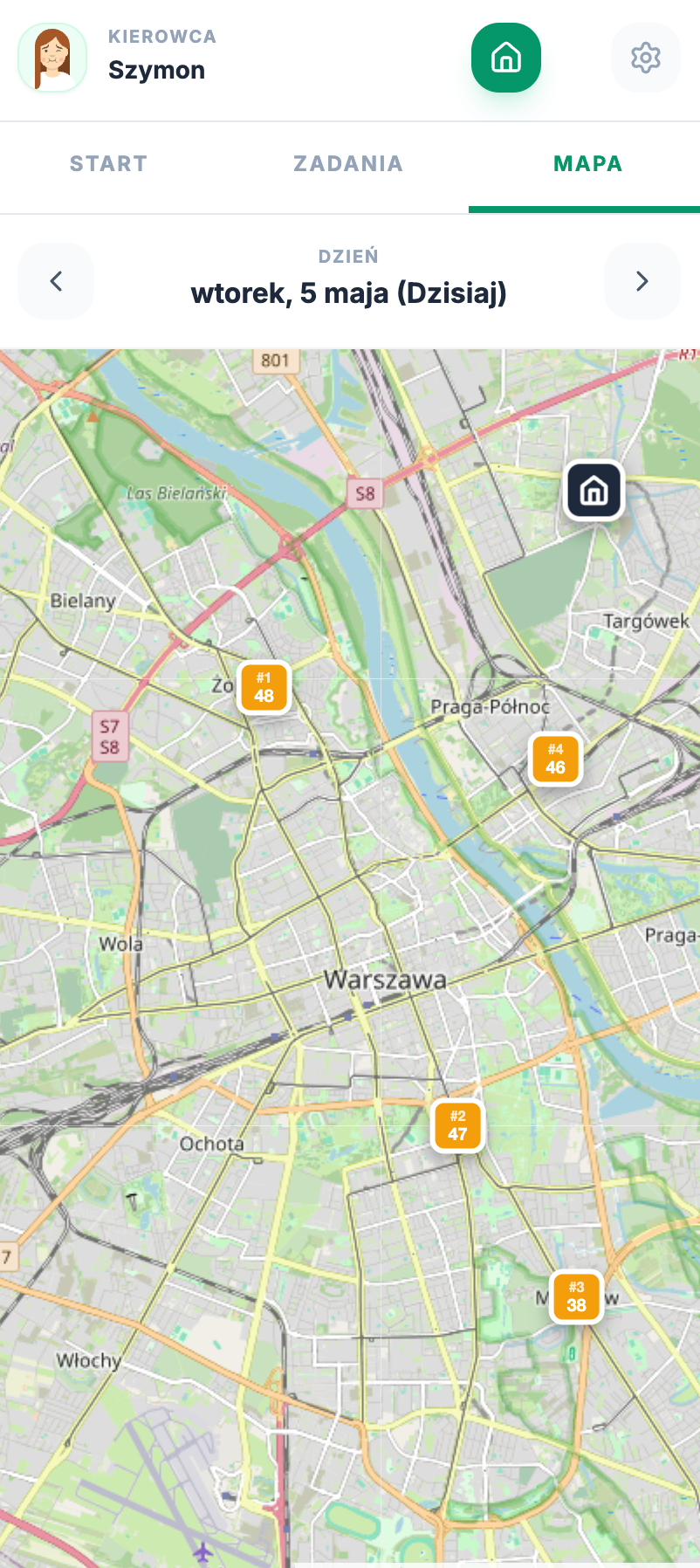 Zakończenie zlecenia wywozu gruzu i odpadów w telefonie